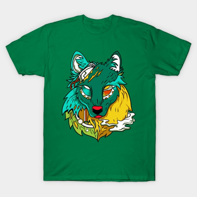 Wolf machine T-Shirt by Spectrum